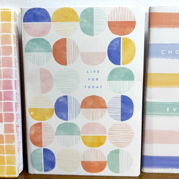 3 Pack Notebooks Notes Journal Lined Paper 80 Pages Each 5.5 x 7.95 Colorful - Picture 5 of 7